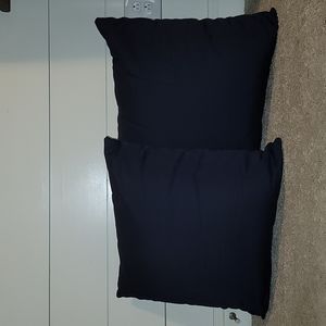 Sunbrella by Pottery Barn Outdoor Navy Throw Pillows